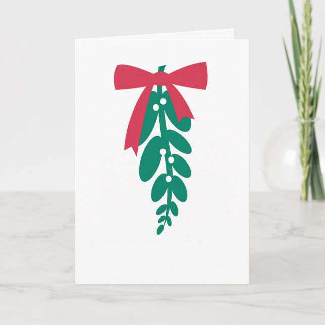 WagsToWishes_Mistletoe Merry Kissmas card (Front)