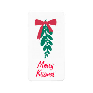 WagToWishes _Mistletoe Merry Kissmas! gift tag