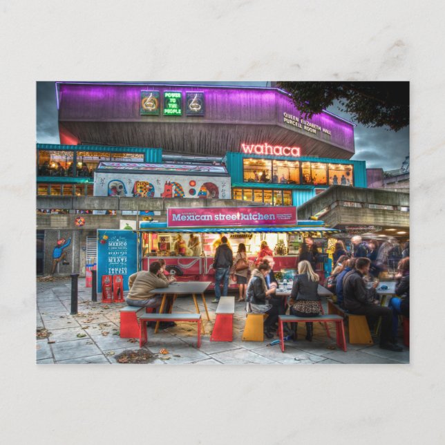 Wahaca pop-up restaurant, London's Southbank Postcard (Front)