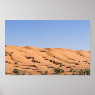 Wahiba Sands desert - Oman Poster