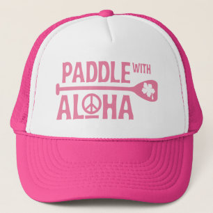 Wahine Paddle with Aloha Pink Trucker Hat