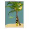 Wahine Pinup Coconut Tree Aloha Cards