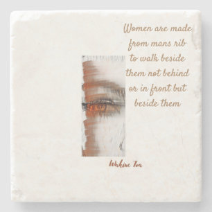 Wahine Toa    Stone Coaster