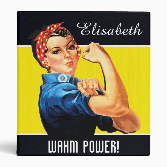 WAHM Power! - Work at Home Mom Binder (Front)