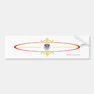 Wahnyo Style Surfboard Bumper Sticker