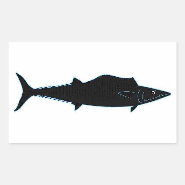 Wahoo! Fish Icon Sticker (Front)