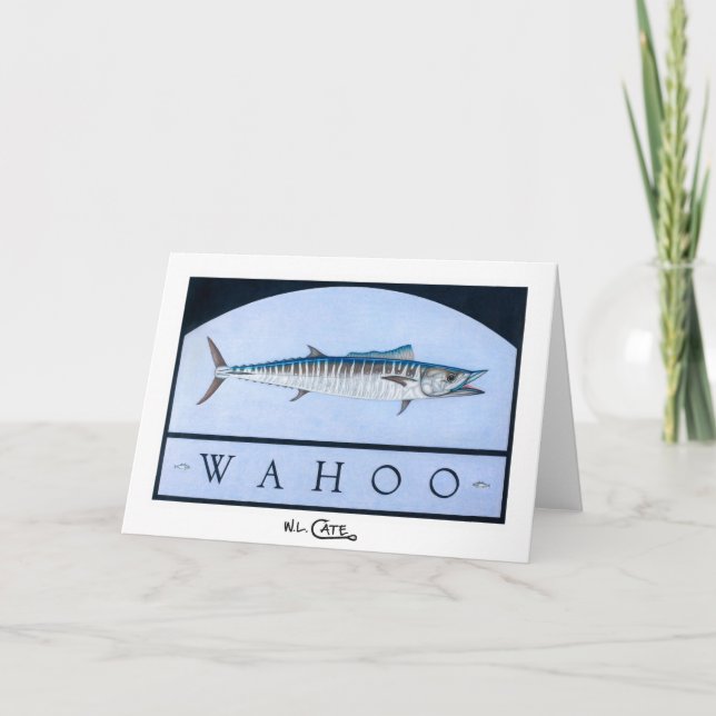 Wahoo Greeting & Note Cards (Front)