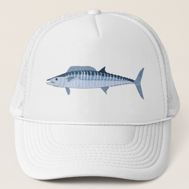 Wahoo hat. trucker hat (Front)