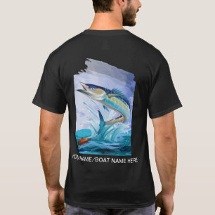Wahoo Sport Fishing T-Shirt new artwork.