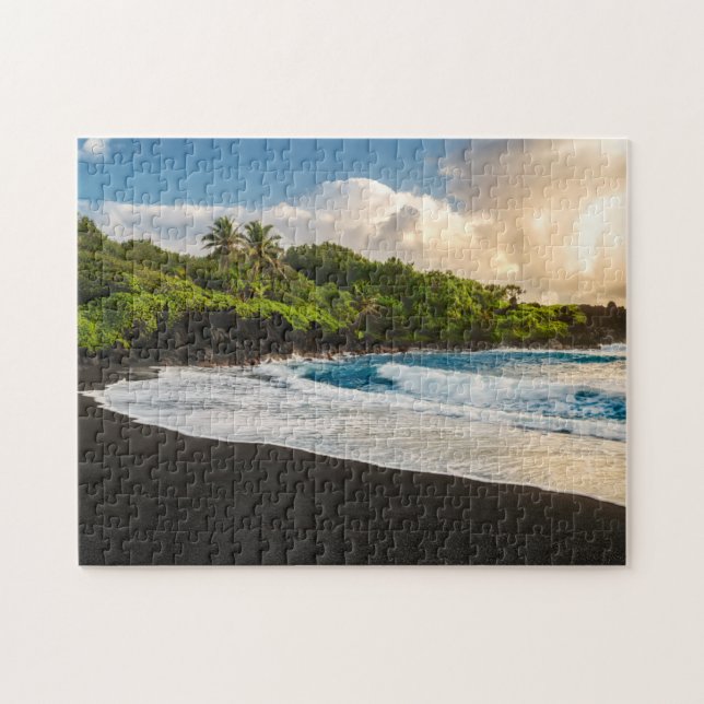 Waianapanapa Beach Jigsaw Puzzle (Horizontal)