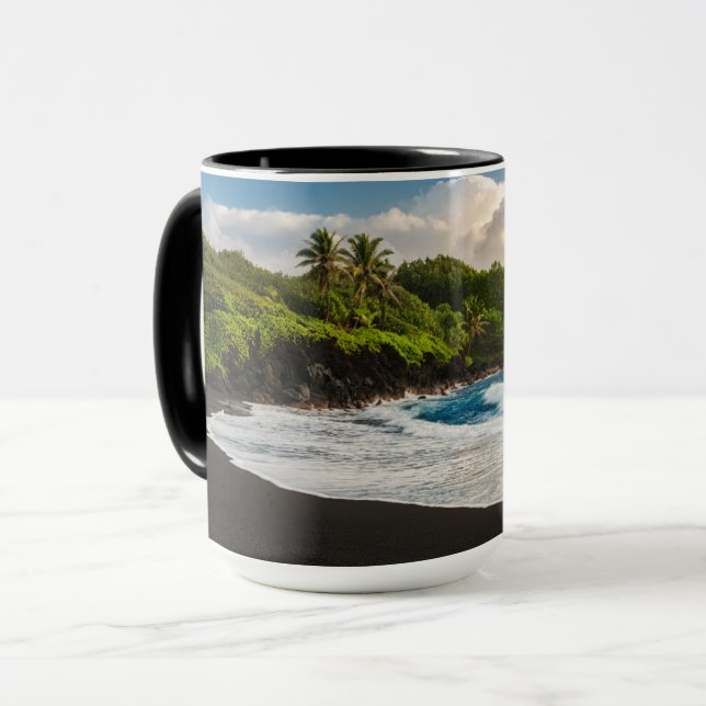 Waianapanapa Beach Mug (Front Left)