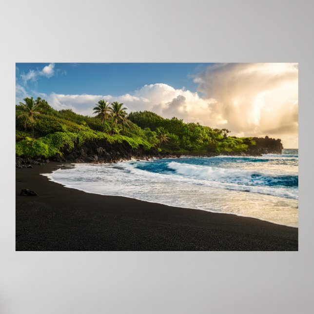 Waianapanapa Beach Poster (Front)