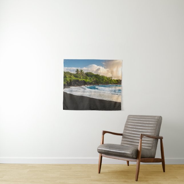 Waianapanapa Beach Tapestry (In Situ (Horizontal))