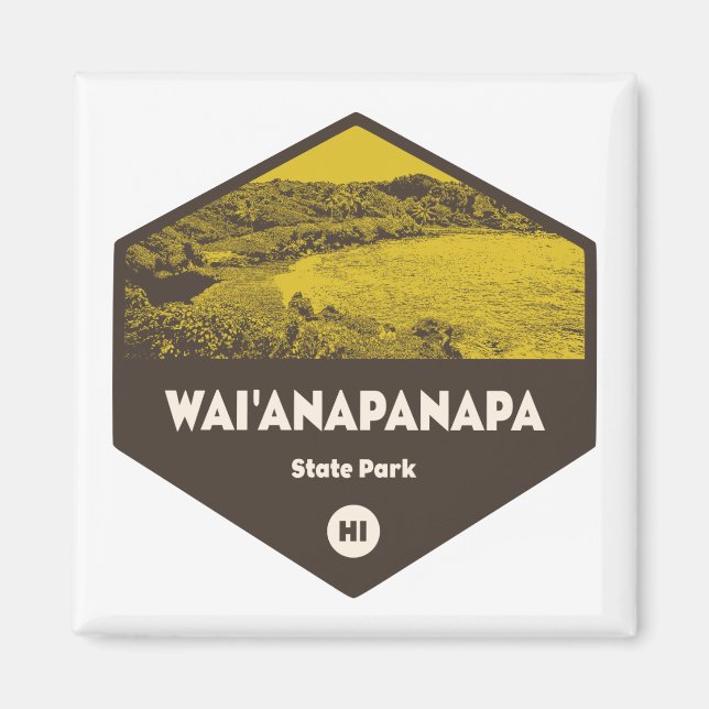 Wai'anapanapa State Park Hawaii Magnet (Front)