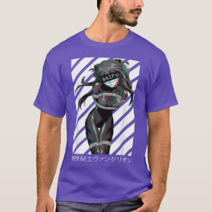 Waifu Anime Girl Anime Aesthetic Glitch Japanese T-Shirt