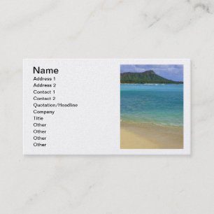 Waikiki Beach Business Card