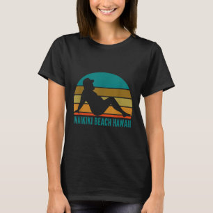 Waikiki Beach Hawaii Humour Funny Drinking Adult J T-Shirt