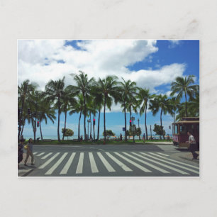Waikiki Beach Hawaii Postcard