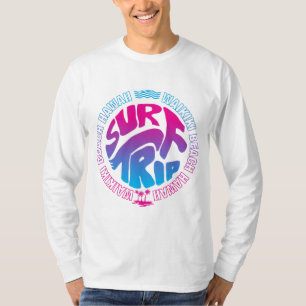 Waikiki Beach Hawaii – Vintage Surf T-Shirt