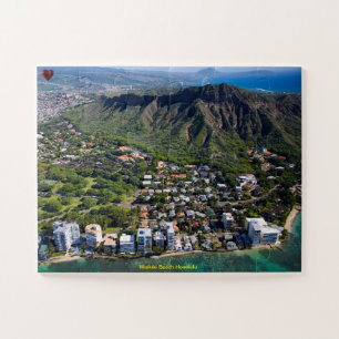 Waikiki Beach Honolulu Jigsaw Puzzle