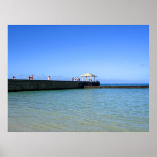 Waikiki Beach, Honolulu, Oahu, Hawaii, USA Poster