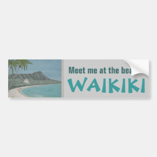WAIKIKI bumper sticker