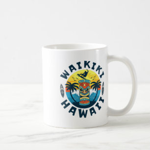 Waikiki Hawaii Beach Surfing Summer Vacation For M Coffee Mug