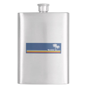 Waikiki, Hawaii Hip Flask