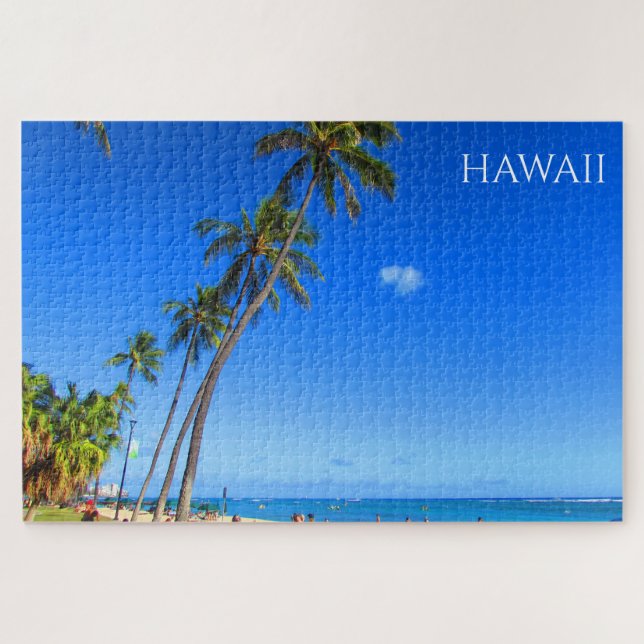 Waikiki Hawaii Jigsaw Puzzle (Horizontal)