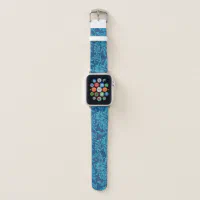 Waikiki Hibiscus Hawaiian Aloha Floral Teal Apple Watch Band Zazzle