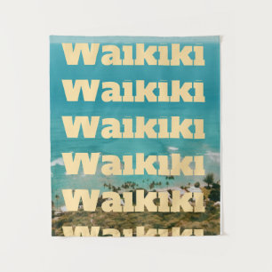 Waikiki, Honolulu, Oahu, Hawaii Tapestry