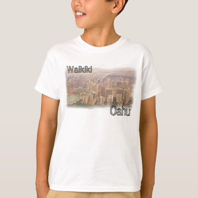 Waikiki Oahu guys shirt (Front)