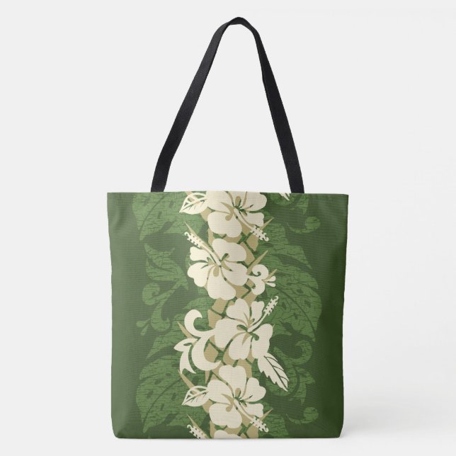 Waikoloa Hawaiian Hibiscus Floral Beach sac (Devant)