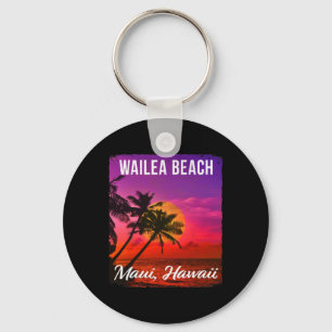 Wailea Beach Maui Hawaii Hawaiian Islands Keychain