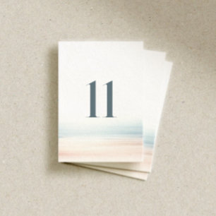 Wailea Wedding Table Number