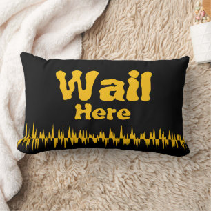 Wailing Pillow Cute Horror Decorative Throw Pillow