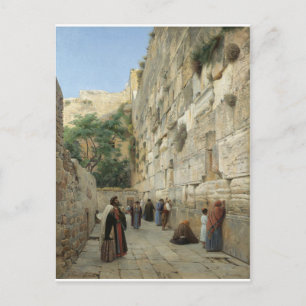 Wailing Wall by Gustav Bauernfeind Postcard