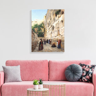 Wailing Wall   Gustav Bauernfeind   Canvas Print