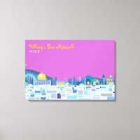 Wailing Wall Israel Bar Bat Mitzvah Invitation