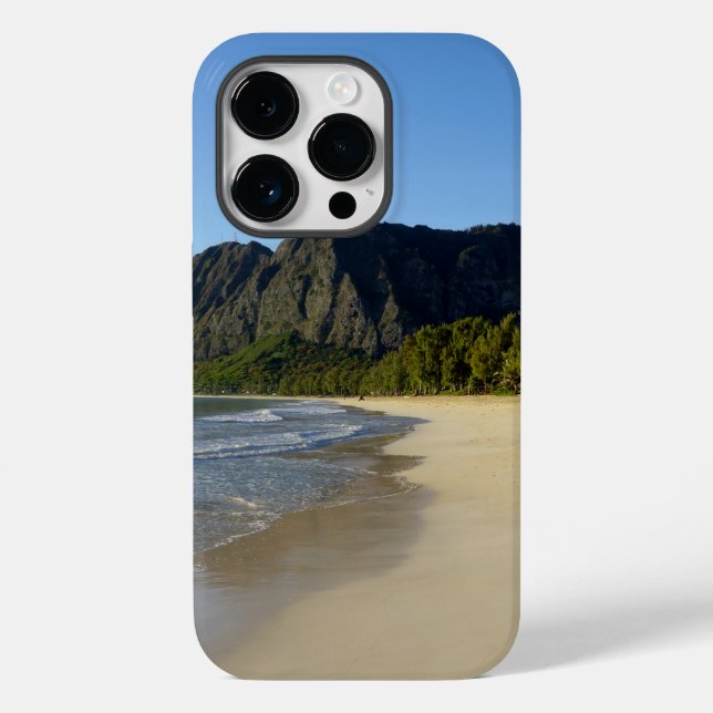 Waimanalo Beach Iphone 14 Pro Case (Back)