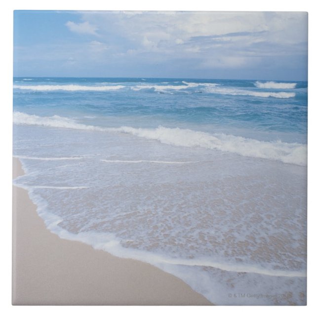 Waimea Bay, Oahu, Hawaiian Islands Tile (Front)