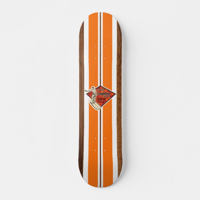 Waimea Bay Surf Vintage Skateboard (Devant)