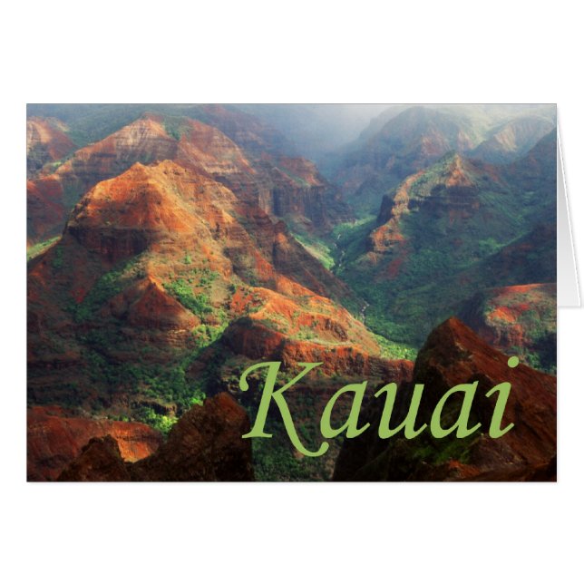 Waimea Canyon Card (Front Horizontal)
