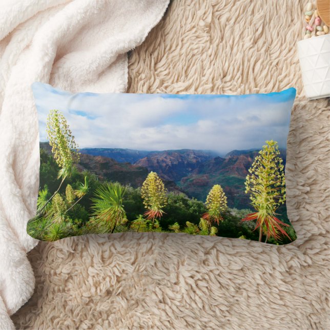 Waimea Canyon | Kauai, Hawaii Lumbar Pillow (Blanket)