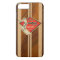 Waimea Surfboard Hawaiian Faux Koa Wood Red