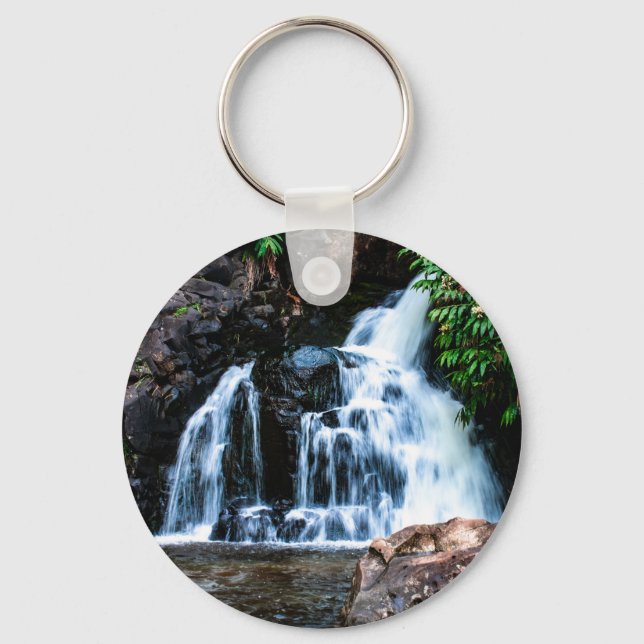 Waimea Waterfall - Long Exposure Keychain (Front)