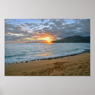 Wainiha Bay, Kauai, Hawaii, Sunrise Poster