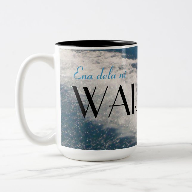 Waisiliva Two-Tone Coffee Mug (Left)