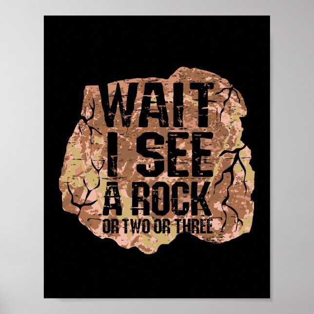Wait I See A Rock Poster (Front)