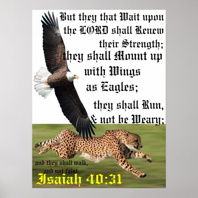 Wait on The Lord. III Poster (Front)